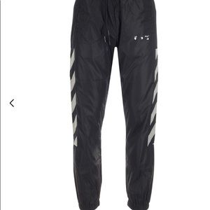 Off-White Diagonal Print Track Pants